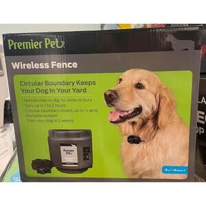 Pet Wireless Fence Portable 1/2 Acre Coverage